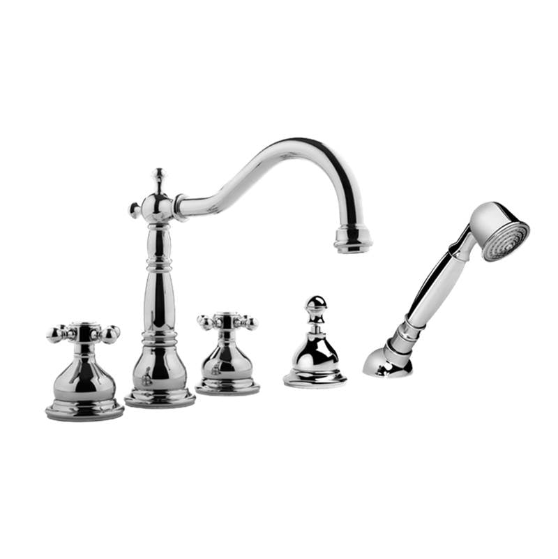 Graff - Adley Roman Tub Set - 24K Brushed Gold Plated