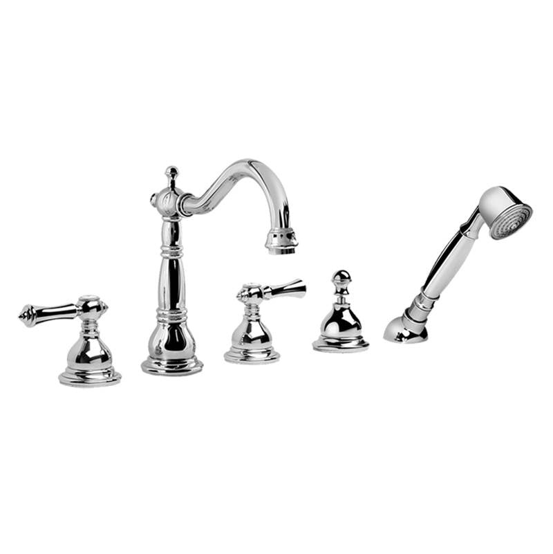 Graff - Adley Roman Tub Set - Steelnox Satin Nickel
