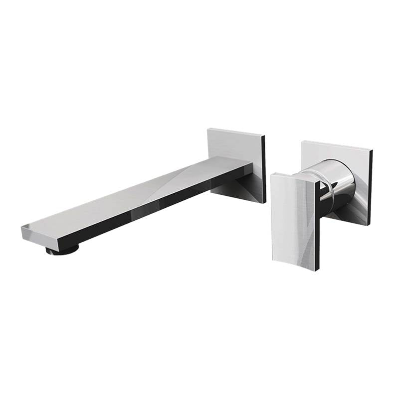 Graff - Targa Wall-Mounted Lav Faucet w/Single Handle - Architectural White
