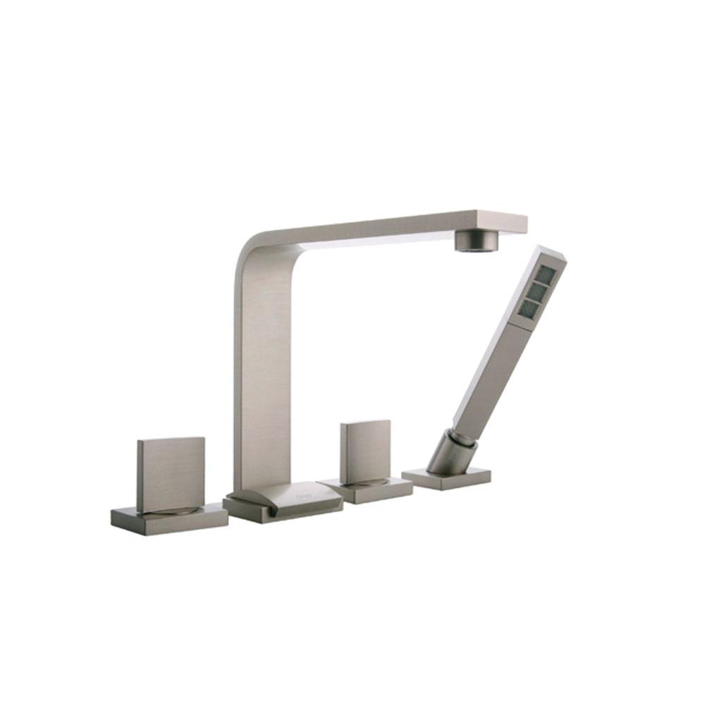 Graff - Targa Roman Tub Set - Steelnox Satin Nickel
