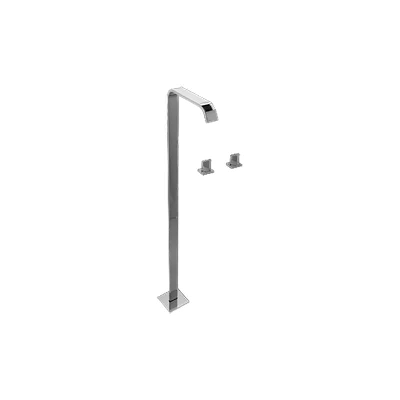 Graff - Targa Floor-Mounted Tub Filler - Architectural White