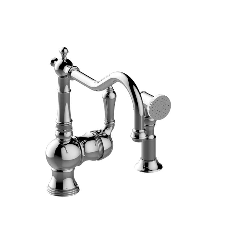 Graff - Kitchen Faucet with Side Spray - Architectural White