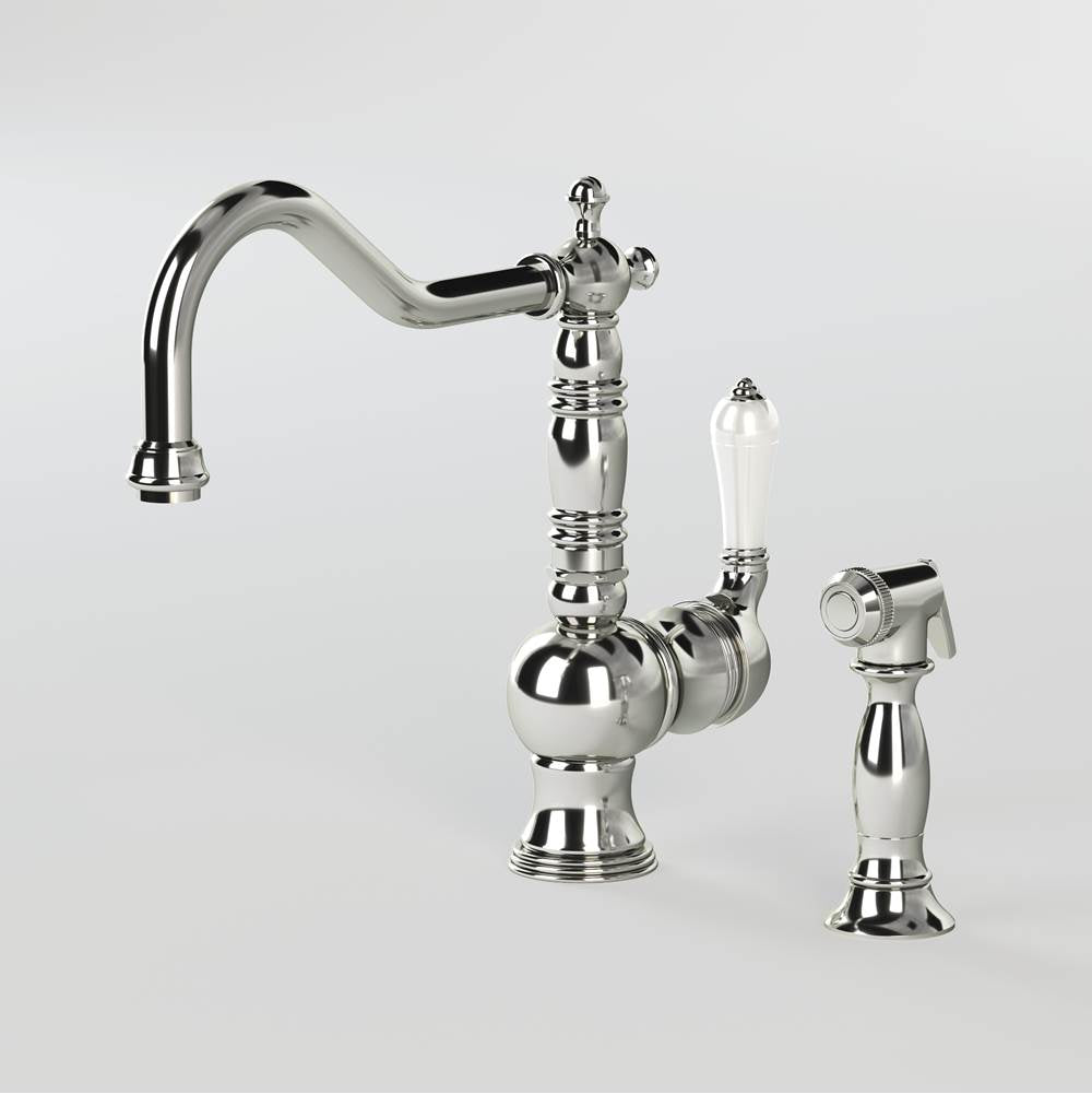 Graff - Kitchen Faucet with Side Spray - Polished Nickel