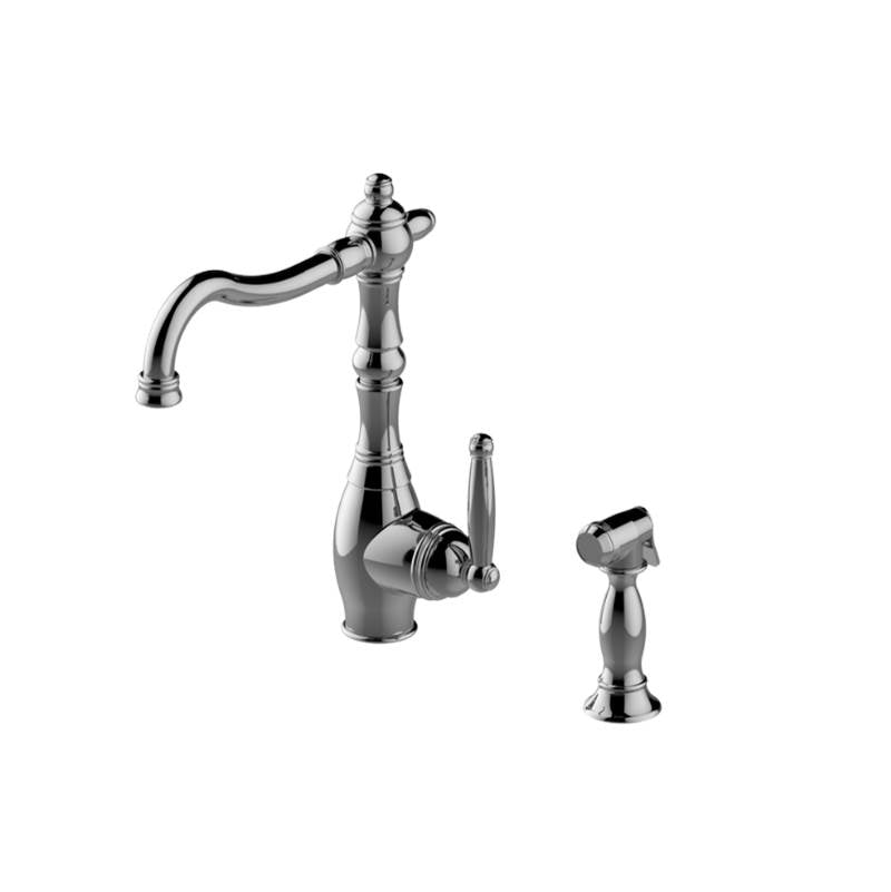 Graff - Kitchen Faucet with Side Spray - Architectural White