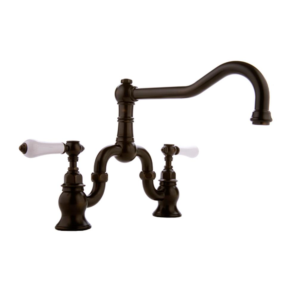 Graff - Bridge Kitchen Faucet - Vintage Brushed Brass