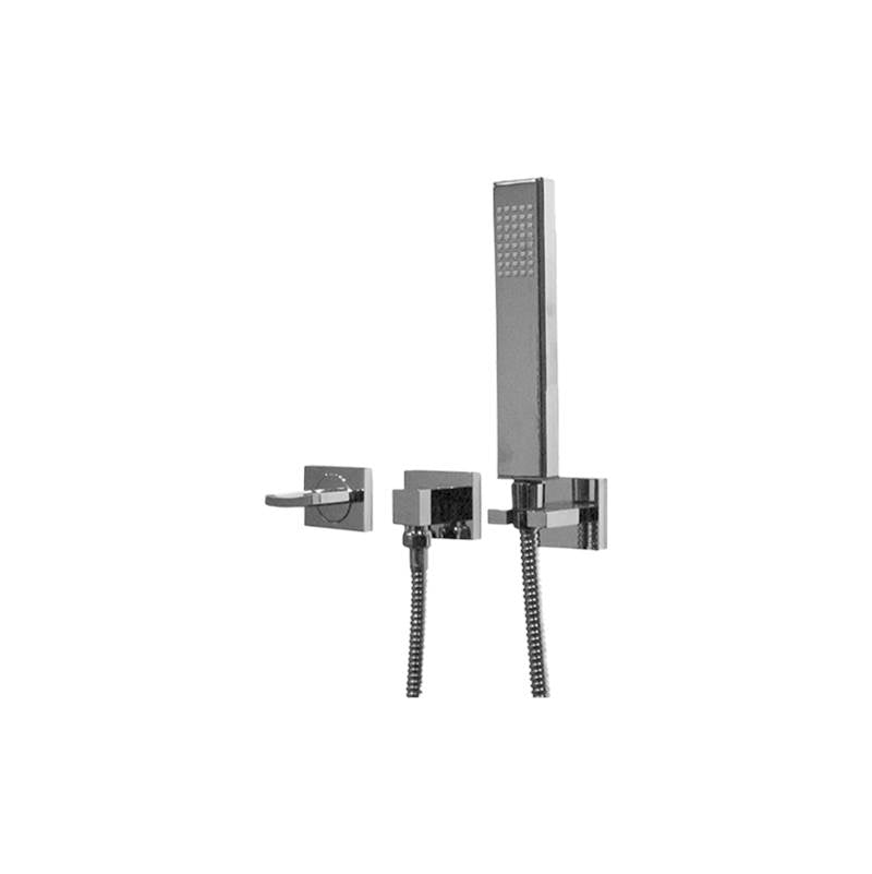 Graff - Sade/Targa/Luna Wall-Mounted Lavatory Handshower & Diverter - Warm Bronze Pvd