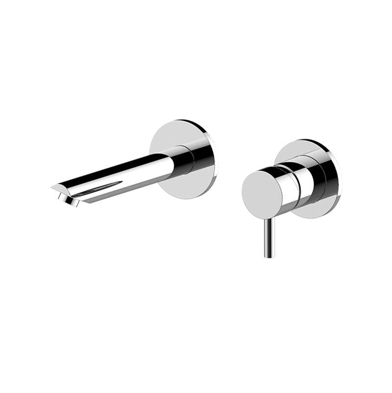 Graff - M.E. Wall-Mounted Lavatory Faucet w/Single Handle (Trim) - Architectural White