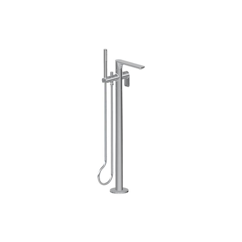 Graff - Sento Floor-Mounted Tub Filler - Matte Black