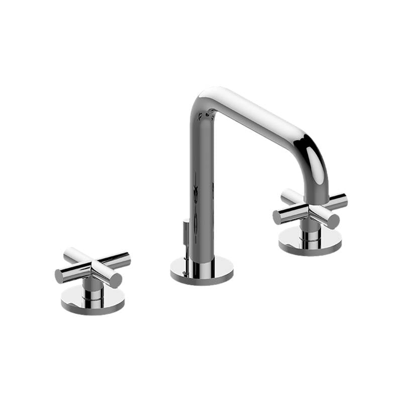 Graff - Terra Widespread Lavatory Faucet w/Cross Handle - Warm Bronze Pvd
