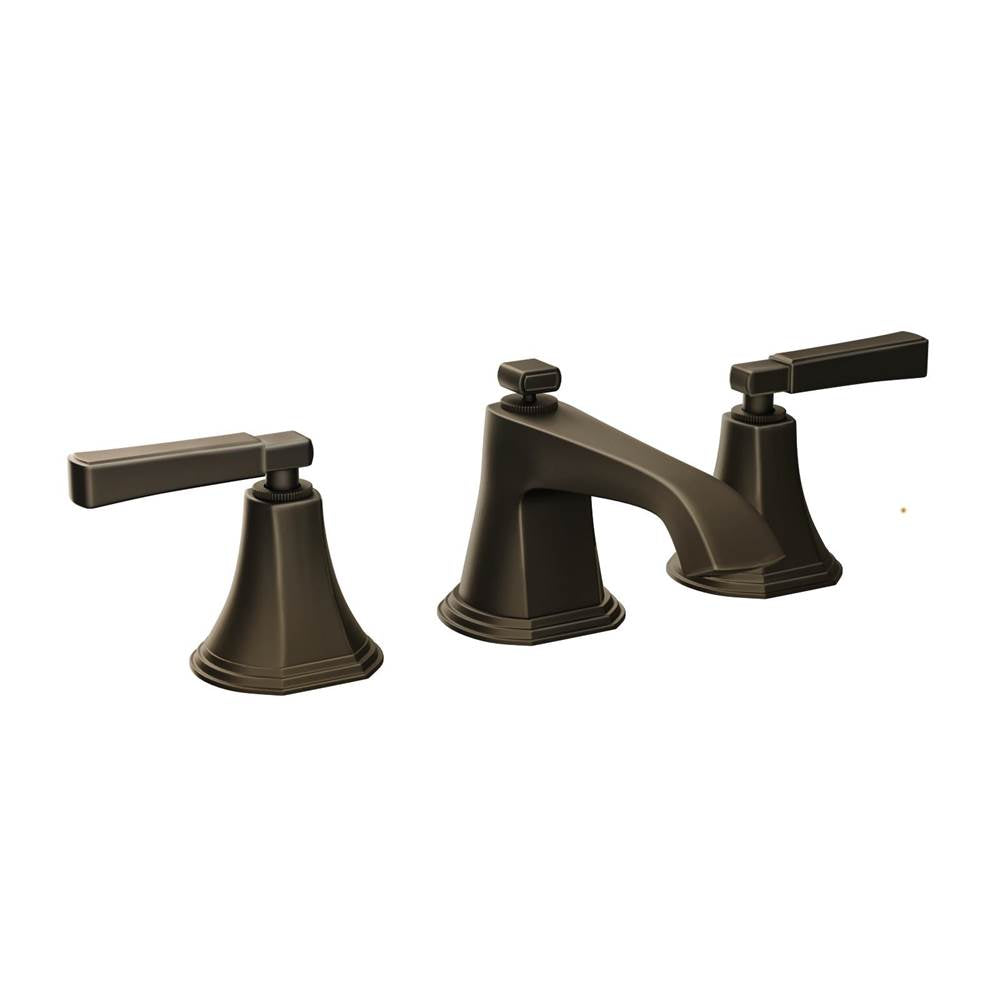 Graff - Finezza UNO Widespread Lavatory Faucet w/Lever Handle - Olive Bronze