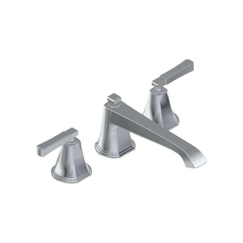 Graff - Finezza UNO Roman Tub Set w/Lever Handle (Rough & Trim) - Architectural White