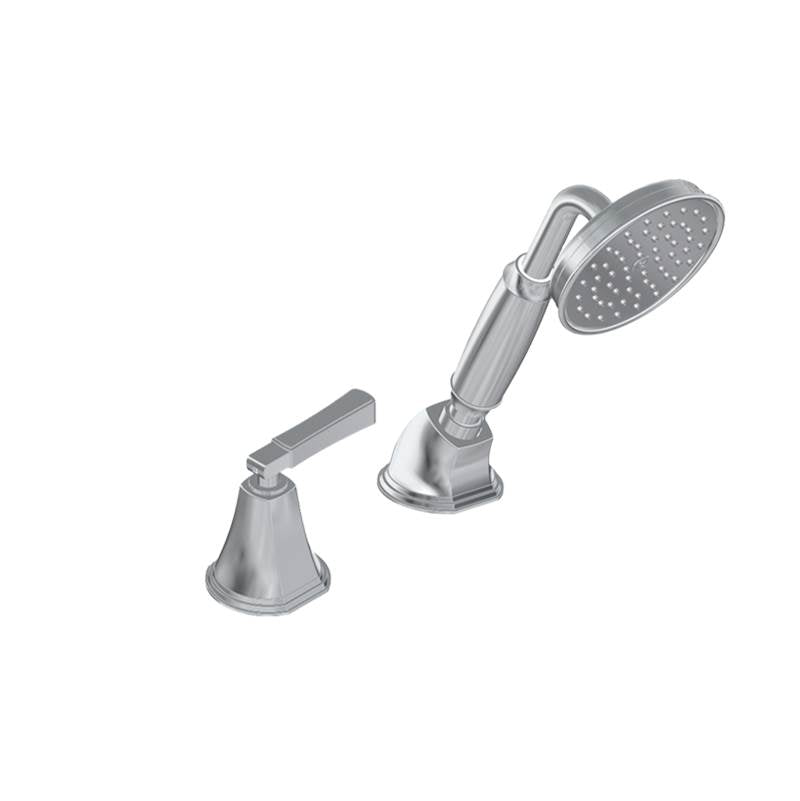 Graff - Finezza UNO Deck-Mounted Handshower & Diverter Set w/Lever Handle (Rough & Trim) - Architectural White