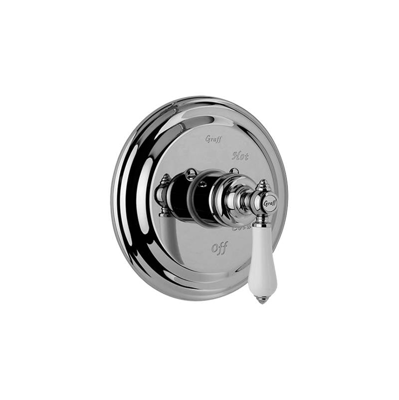Graff - Adley Pressure Balancing Valve Trim with Handle (Trim - Architectural White