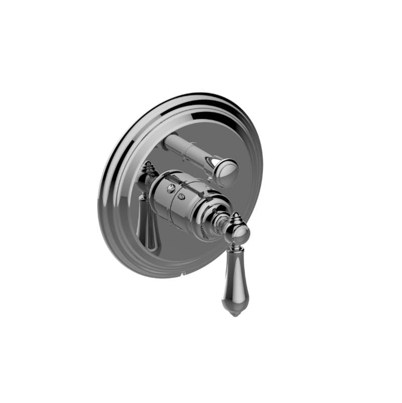Graff - Adley Pressure Balancing Valve Trim with Handle and Diverter (Trim) - Architectural White