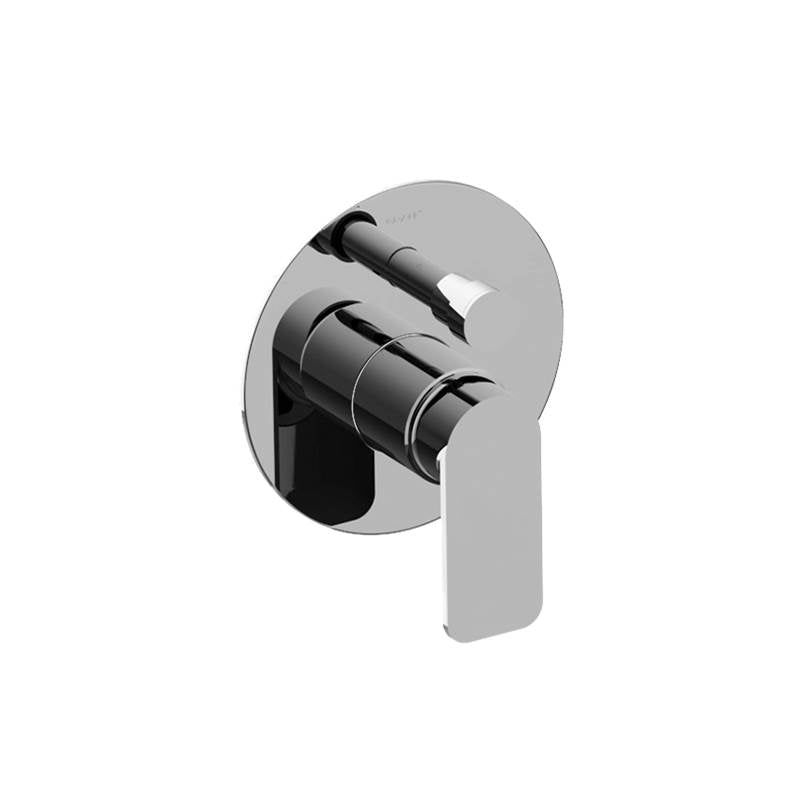 Graff - Sento Pressure Balancing Valve Trim with Handle and Diverter (Trim) - Warm Bronze Pvd