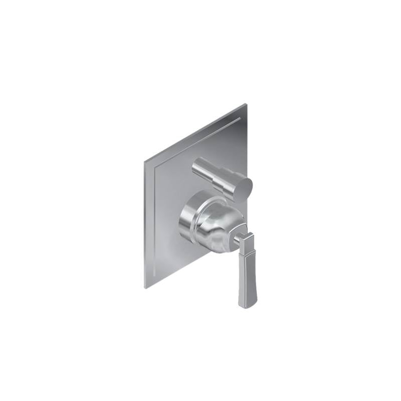 Graff - Finezza UNO/Finezza DUE Pressure Balancing Valve Trim with Handle and Diverter (Trim) - Architectural White