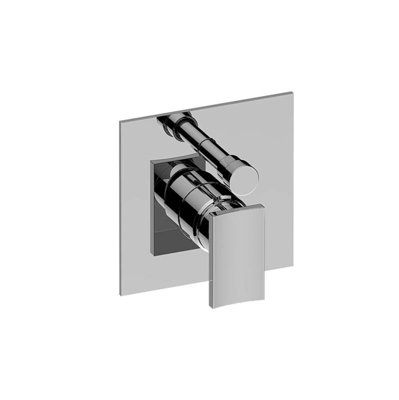 Graff - Sade/Targa/Luna Pressure Balancing Valve Trim with Handle and Diverter (Trim) - Architectural White