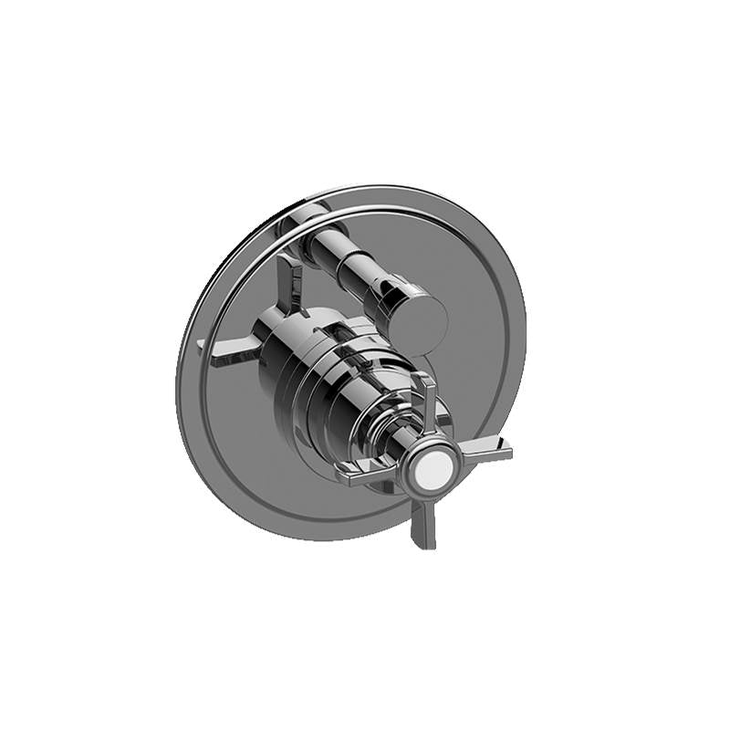 Graff - Camden Pressure Balancing Valve Trim with Handle and Diverter (Trim) - Warm Bronze Pvd