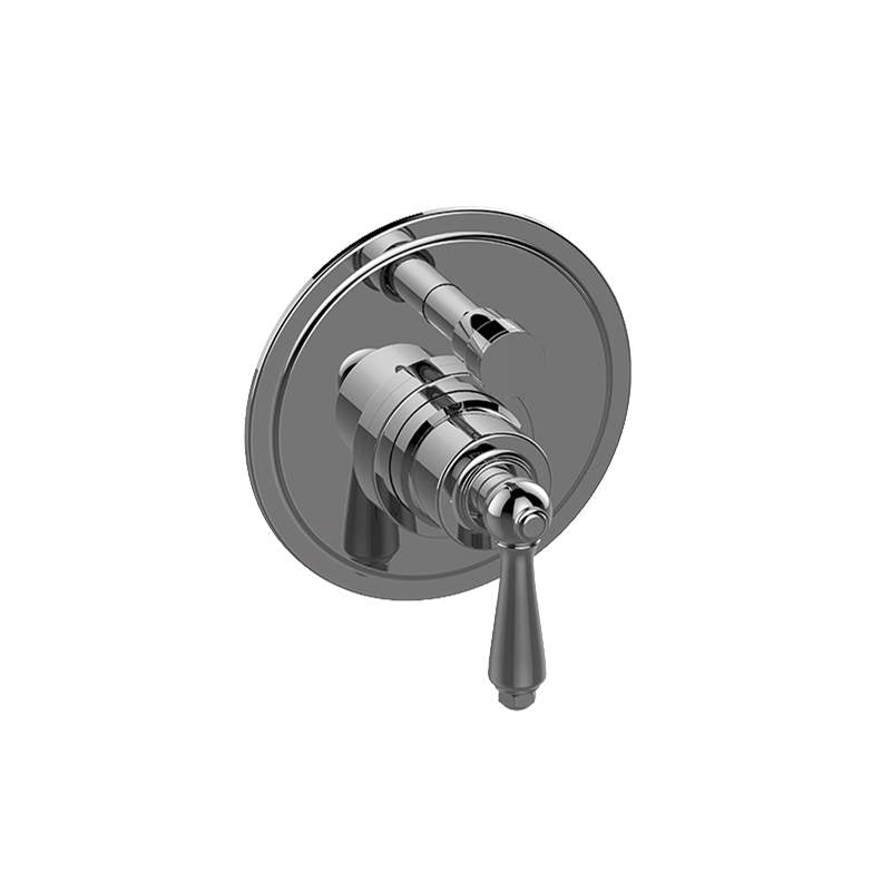 Graff - Camden Pressure Balancing Valve Trim with Handle and Diverter (Trim) - Warm Bronze Pvd