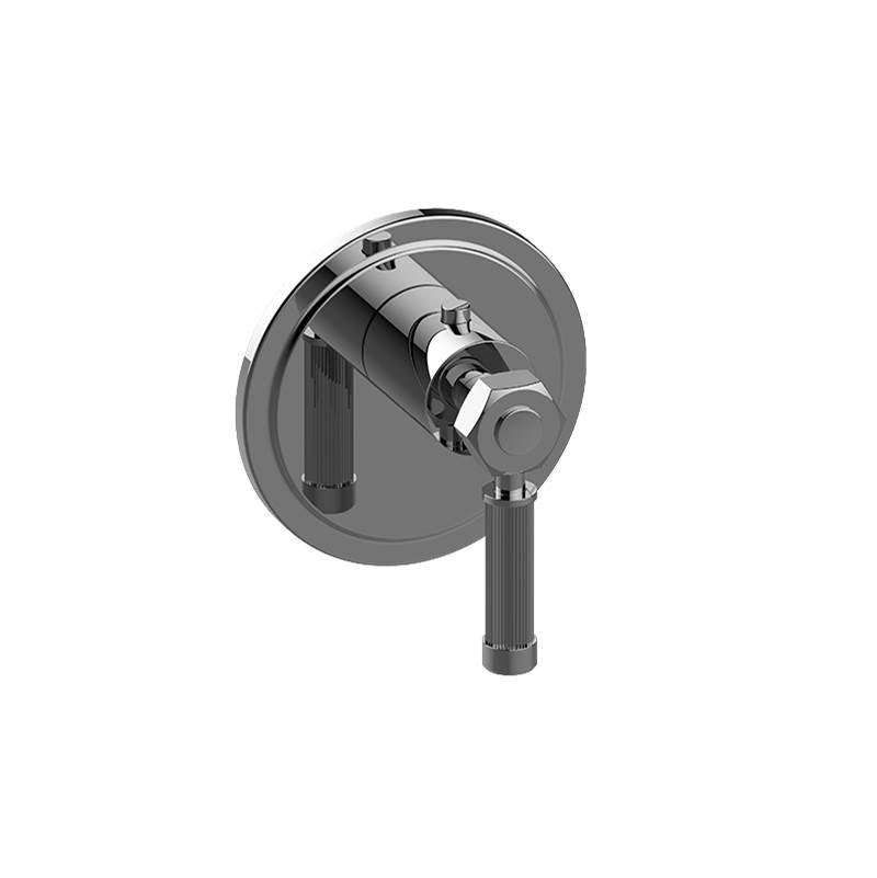 Graff - Vintage Traditional M-Series Thermostatic Valve Trim with Handle - Warm Bronze Pvd