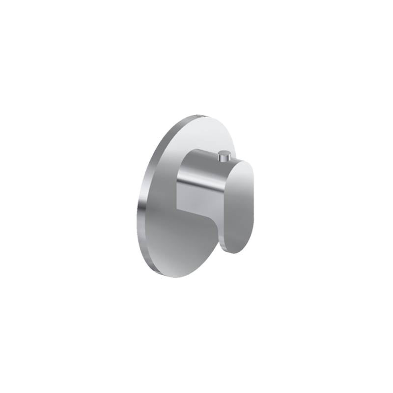 Graff - Ametis Round M-Series Thermostatic Valve Trim Plate with Handle - Architectural White