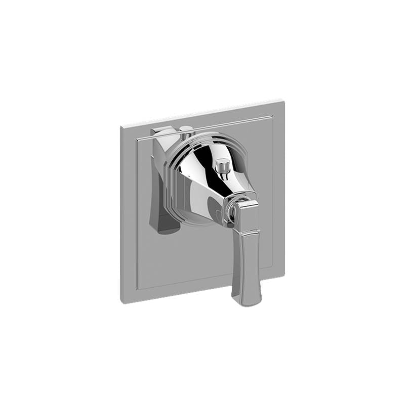 Graff - Finezza UNO M-Series Thermostatic Valve Trim with Handle - Warm Bronze Pvd