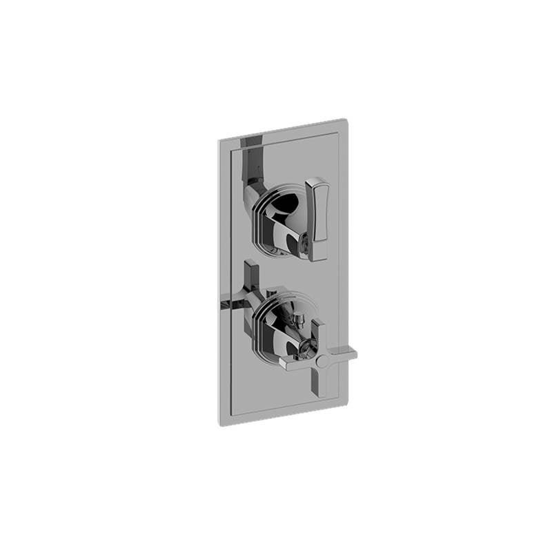 Graff - Finezza UNO M-Series Valve Trim with Two Handles - Warm Bronze Pvd