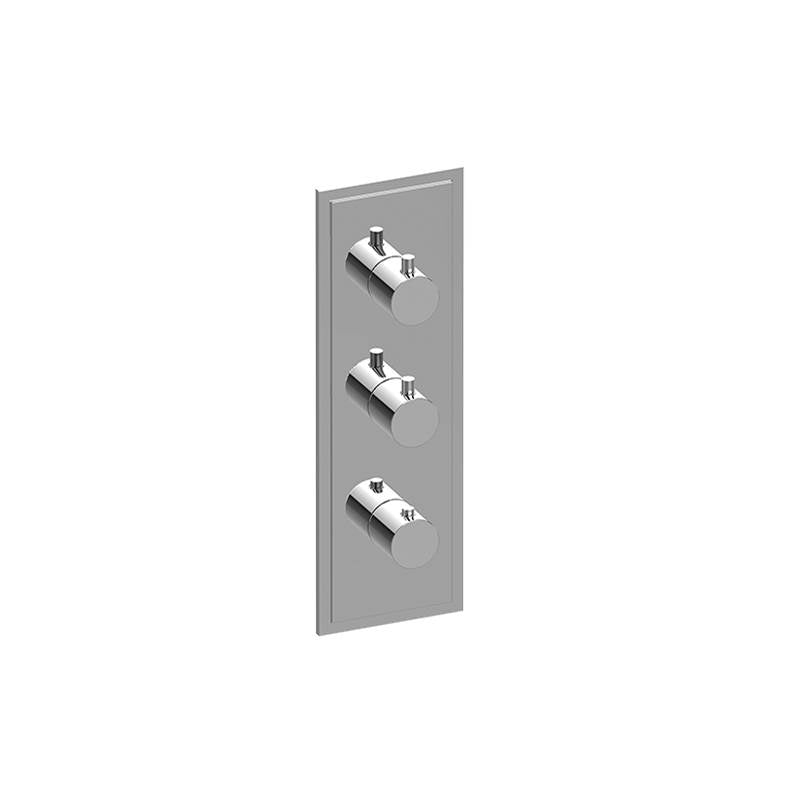Graff - M-Series Transitional M-Series Valve Trim with Three Handles - Architectural White