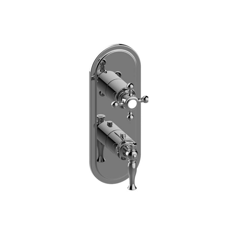 Graff - Lauren Traditional M-Series Valve Trim with Two Handles - Architectural White