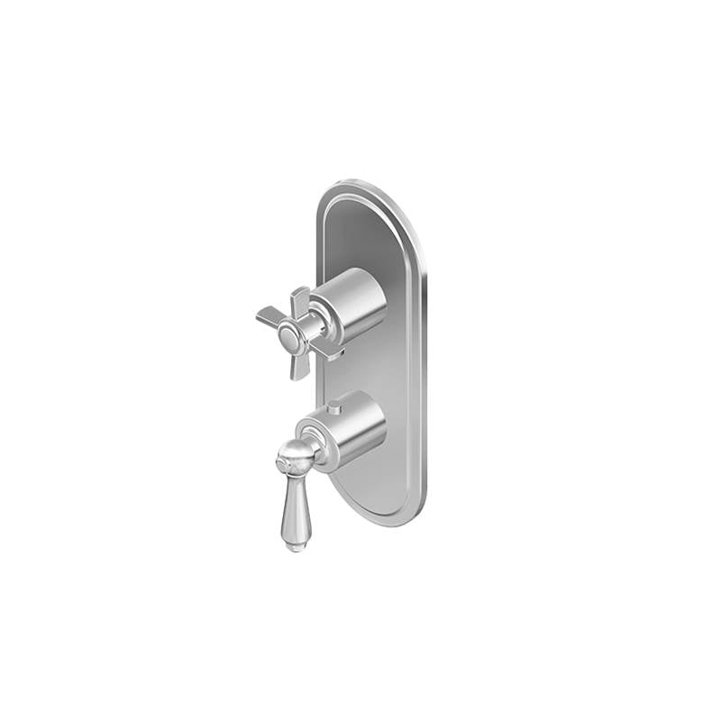 Graff - Camden Traditional M-Series Valve Trim with Two Handles - Architectural White