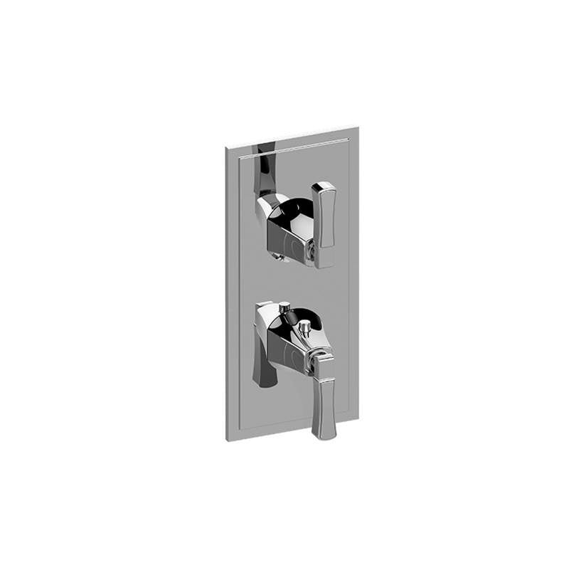 Graff - Finezza DUE Finezza DUE, Vignola M-Series Valve Trim with Two Handles - Warm Bronze Pvd