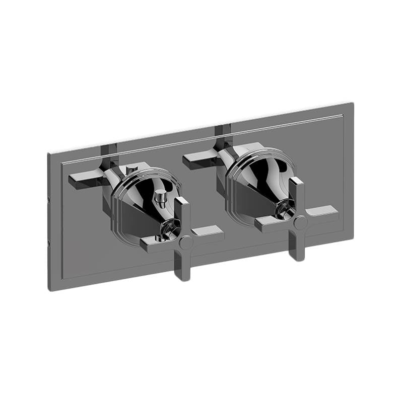 Graff - Finezza UNO M-Series Valve Trim with Two Handles (Horizontal Orientation) - Architectural White
