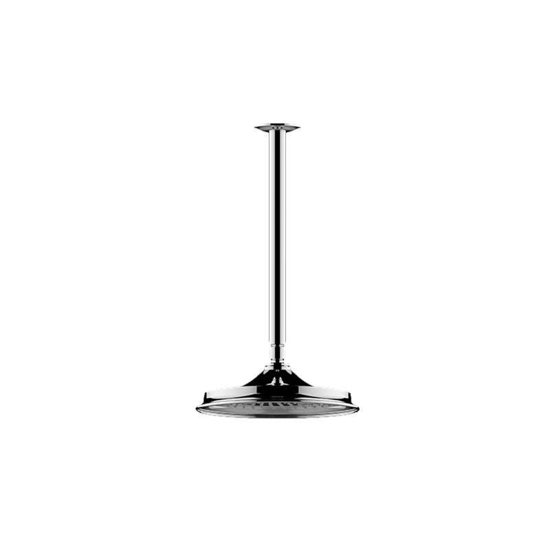 Graff - Various Finezza Showerhead with Traditional Ceiling Arm - Warm Bronze Pvd