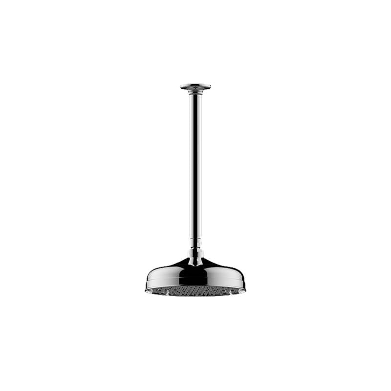 Graff - Various Traditional Showerhead with Ceiling Arm - Architectural White