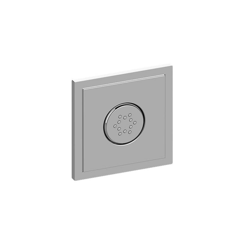 Graff - Finezza UNO/Finezza DUE Finezza Flush Mount Body Spray w/Solid Brass Swivel Head - Warm Bronze Pvd