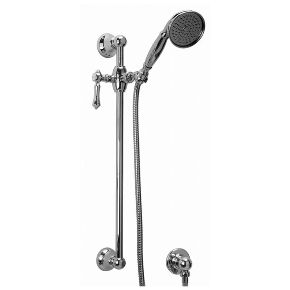 Graff - Adley Traditional Handshower w/Wall-Mounted Slide Bar - Polished Chrome