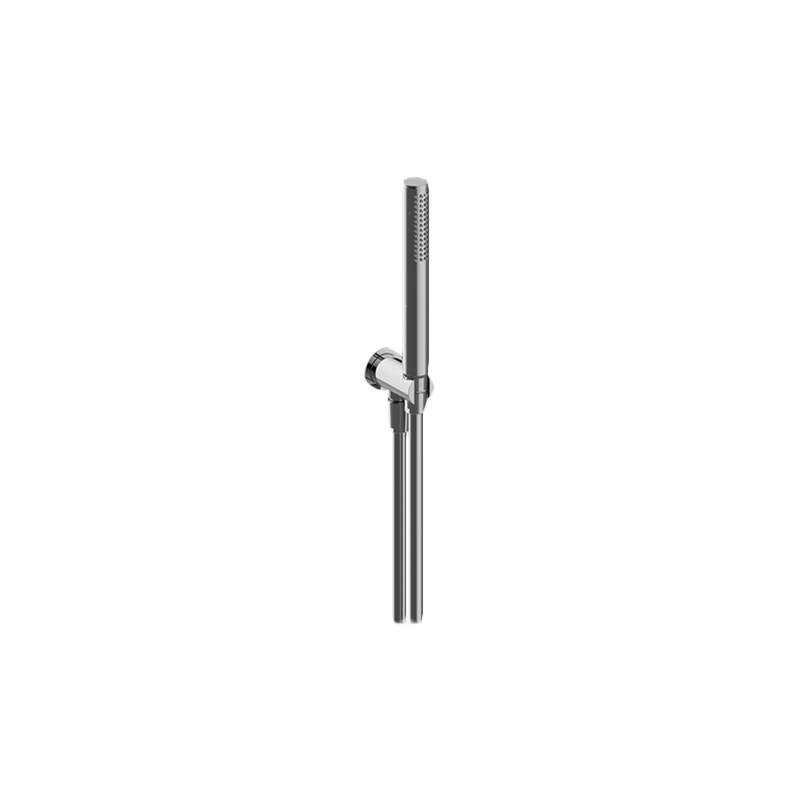 Graff - Various Contemporary Handshower Set w/Wall Bracket and Integrated Wall Supply Elbow - Vintage Brushed Brass