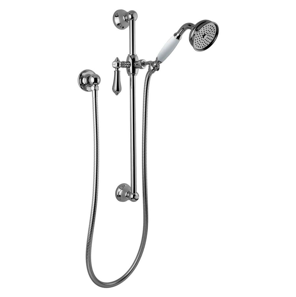 Graff - Adley Traditional Handshower w/Wall-Mounted Slide Bar - Polished Chrome