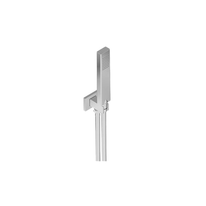 Graff - Various Contemporary Handshower Set w/Wall Bracket and Integrated Wall Supply Elbow - Architectural White