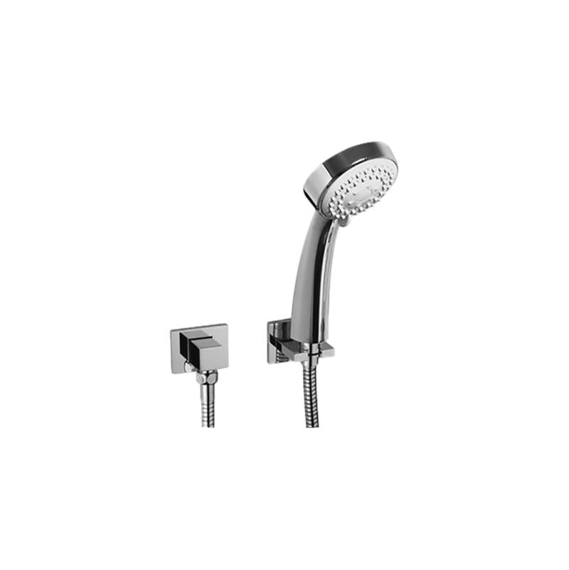 Graff - Various Multi-Function Round Handshower w/Wall Bracket - Steelnox Satin Nickel