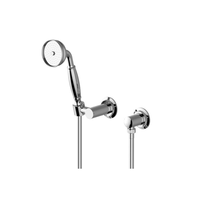 Graff - Vignola Transitional Handshower with Wall Bracket - Architectural White