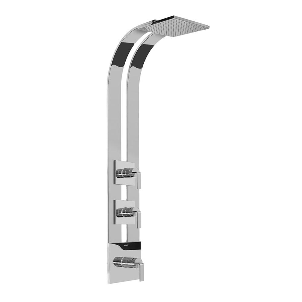Graff - Immersion Shower Panel and Handles - Polished Chrome