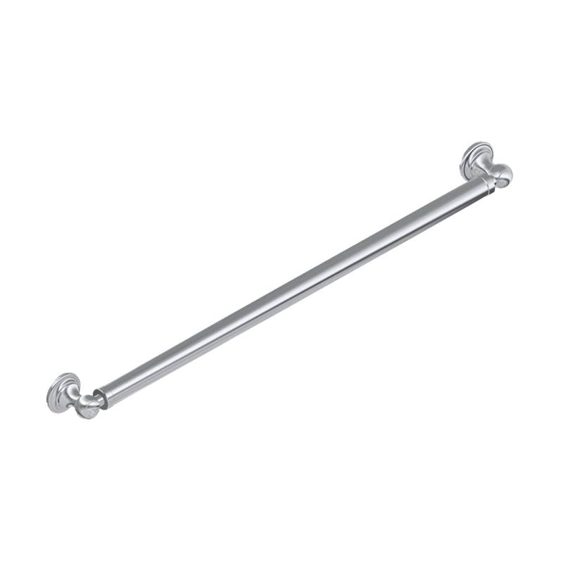 Graff - Various Traditional Grab bar - 24'' - Steelnox Satin Nickel