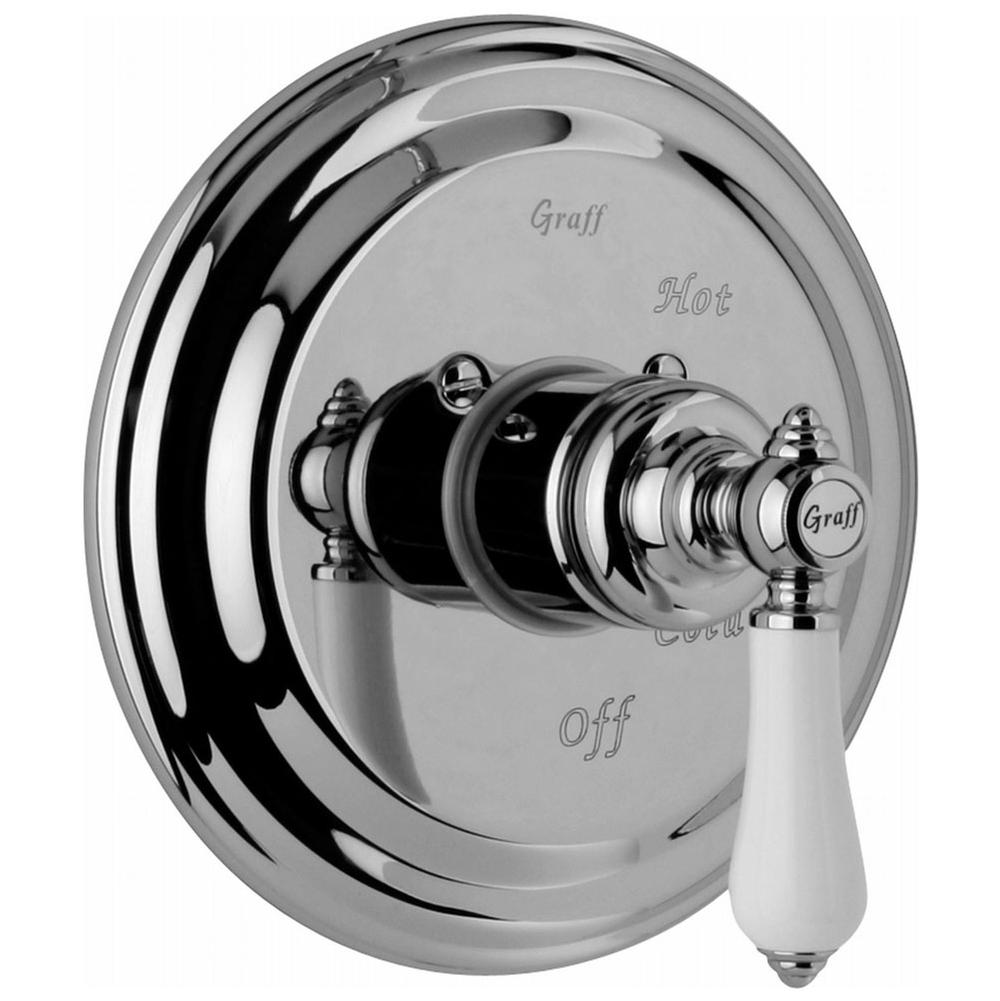 Graff - Adley Pressure Balancing Valve Trim with Handle (Trim - Polished Chrome