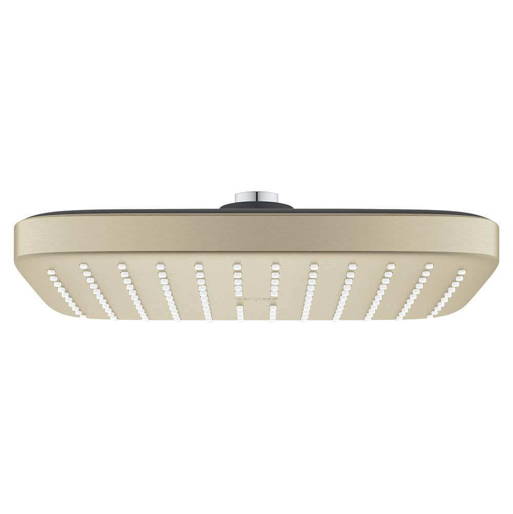 Grohe - 250 Rain Showerhead, 9 7/8 - 1 Spray, 1.75 gpm - Brushed Nickel