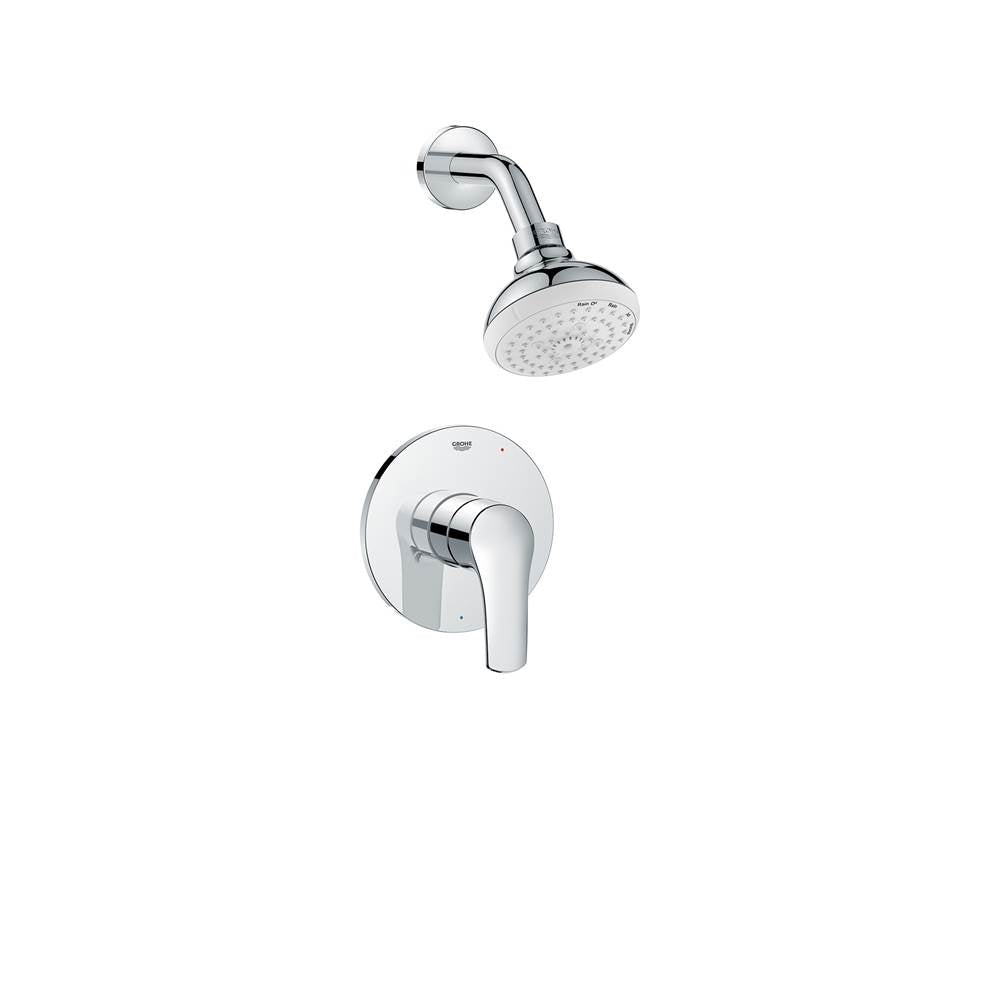 Grohe - Eurosmart Pressure Balance Valve Shower Only Combo - Chrome