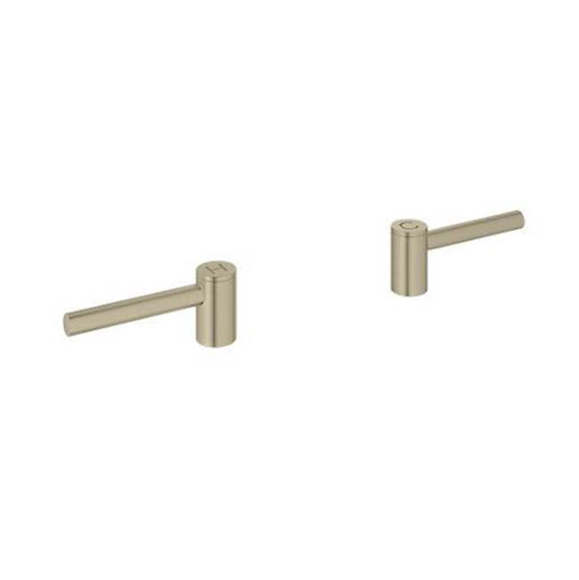 Grohe - Lever Handles (Pair) - Brushed Nickel