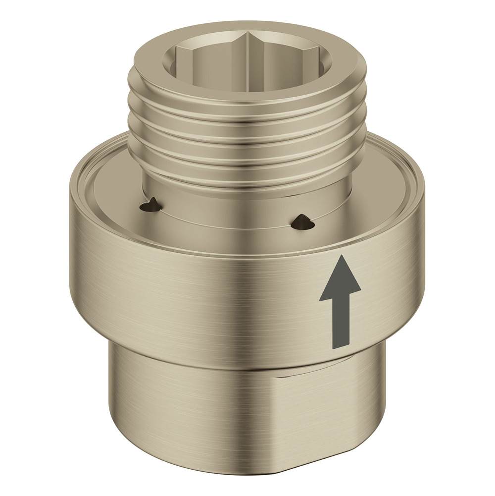 Grohe - 1/2 Inline Vacuum Breaker - Brushed Nickel