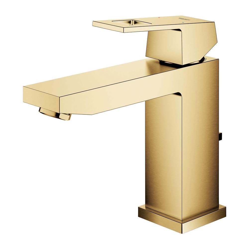 Grohe - Single Hole Single-Handle M-Size Bathroom Faucet 1.2 GPM - Brushed Cool Sunrise