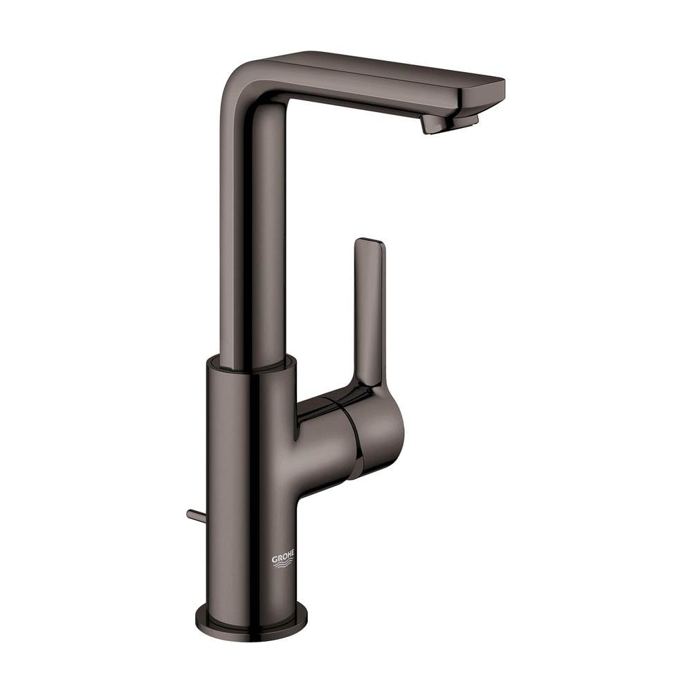 Grohe - Single Hole Single-Handle L-Size Bathroom Faucet 1.2 GPM - Hard Graphite